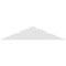 Ekena Millwork Saratoga Architectural Grade PVC Gable Bracket, 60"W x 12 1/2"H x 6"D x 6"F, 5/12 Pitch GBP060X13X0606SAR00 - alternate 5